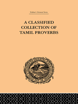 cover image of A Classical Collection of Tamil Proverbs